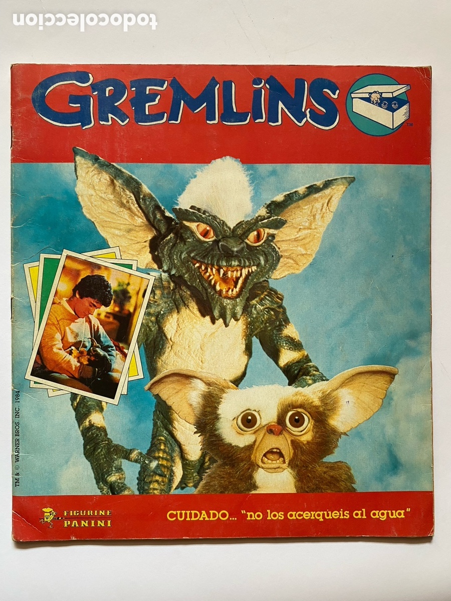 Coleccionismo &aacute;lbum: &Aacute;lbum de cromos Gremlins COMPLETO - Foto 1