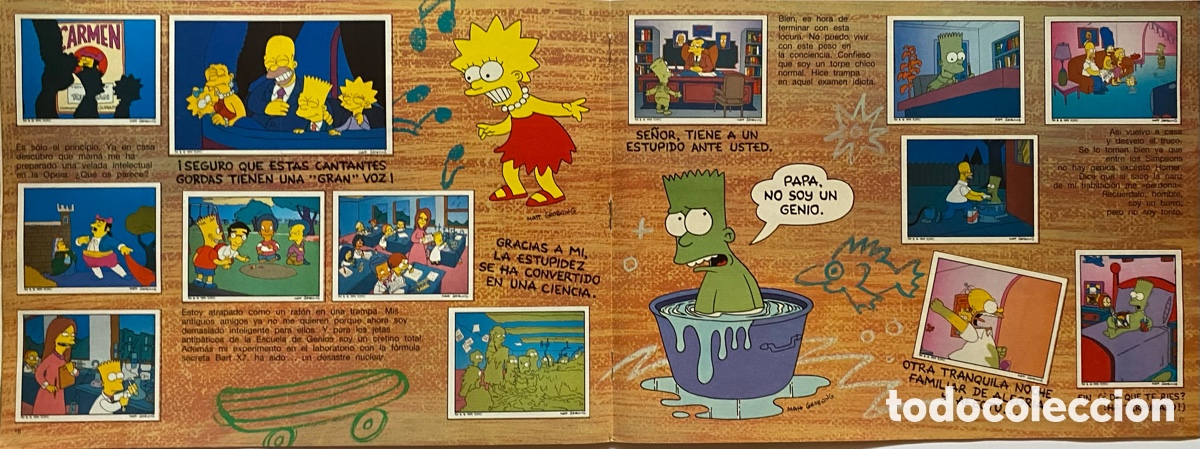 Coleccionismo &aacute;lbum: &Aacute;lbum de cromos Los Simpsons COMPLETO - Foto 2