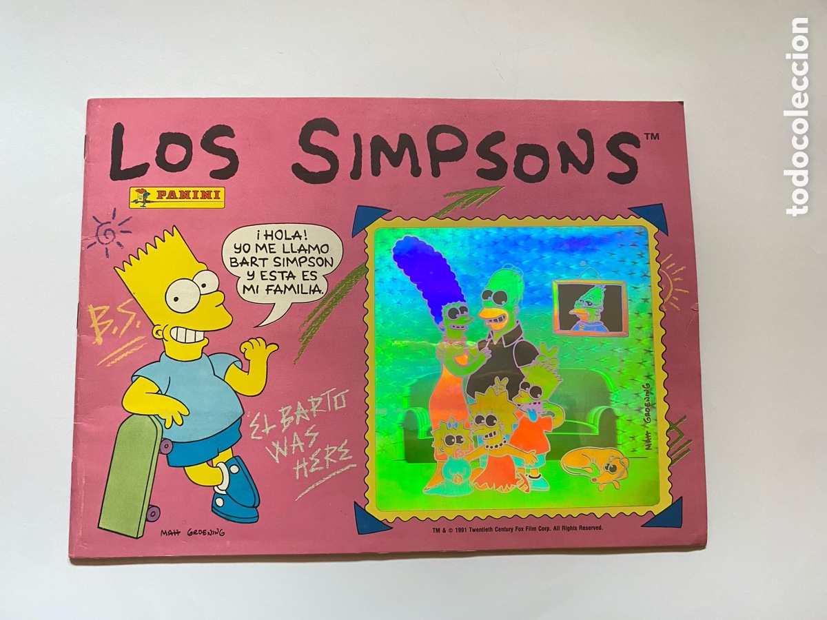 Coleccionismo &aacute;lbum: &Aacute;lbum de cromos Los Simpsons COMPLETO - Foto 1