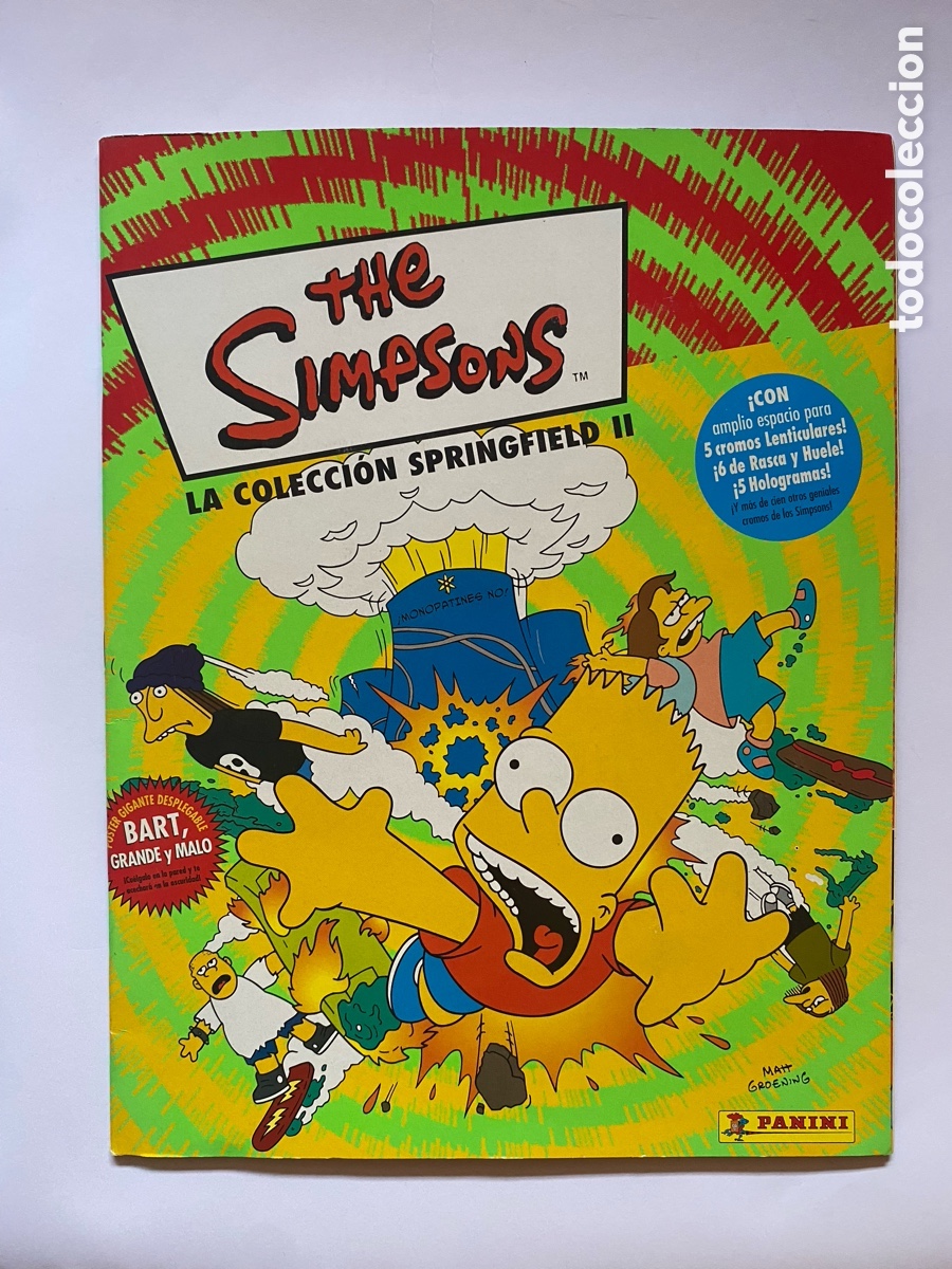 Coleccionismo &aacute;lbum: &Aacute;lbum de cromos The Simpsons 2 La Colecci&oacute;n de Sprinfield COMPLETO
