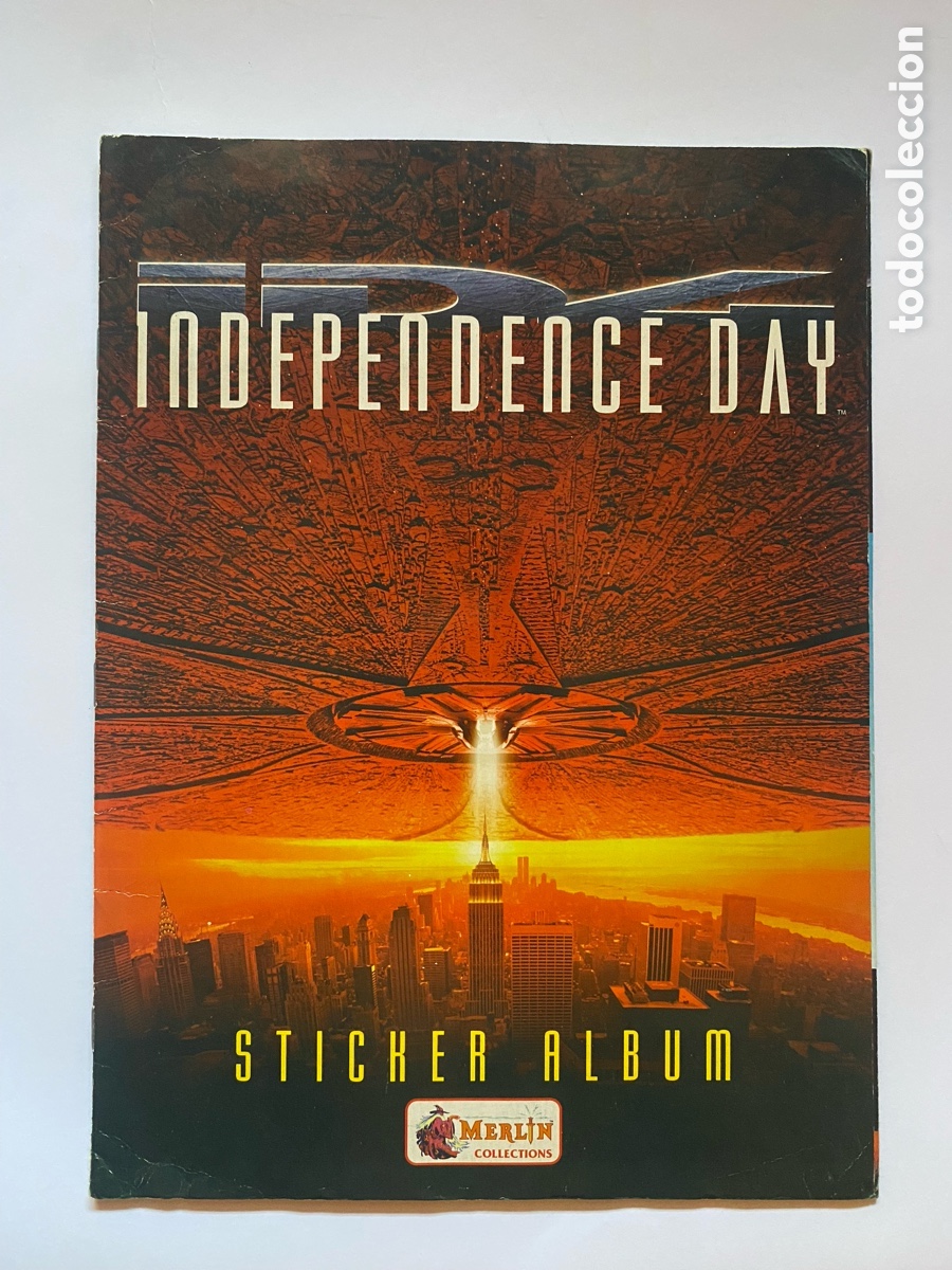 Coleccionismo &aacute;lbum: &Aacute;lbum de cromos Independence Day COMPLETO