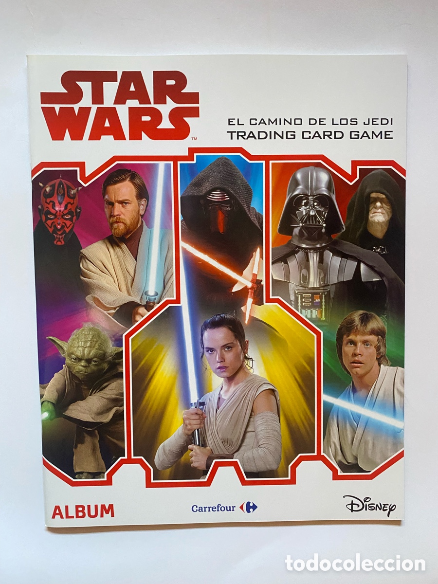 Coleccionismo &aacute;lbum: &Aacute;lbum de cromos Star Wars Carrefour El Camino de los Jedi COMPLETO CROMOS SIN PEGAR