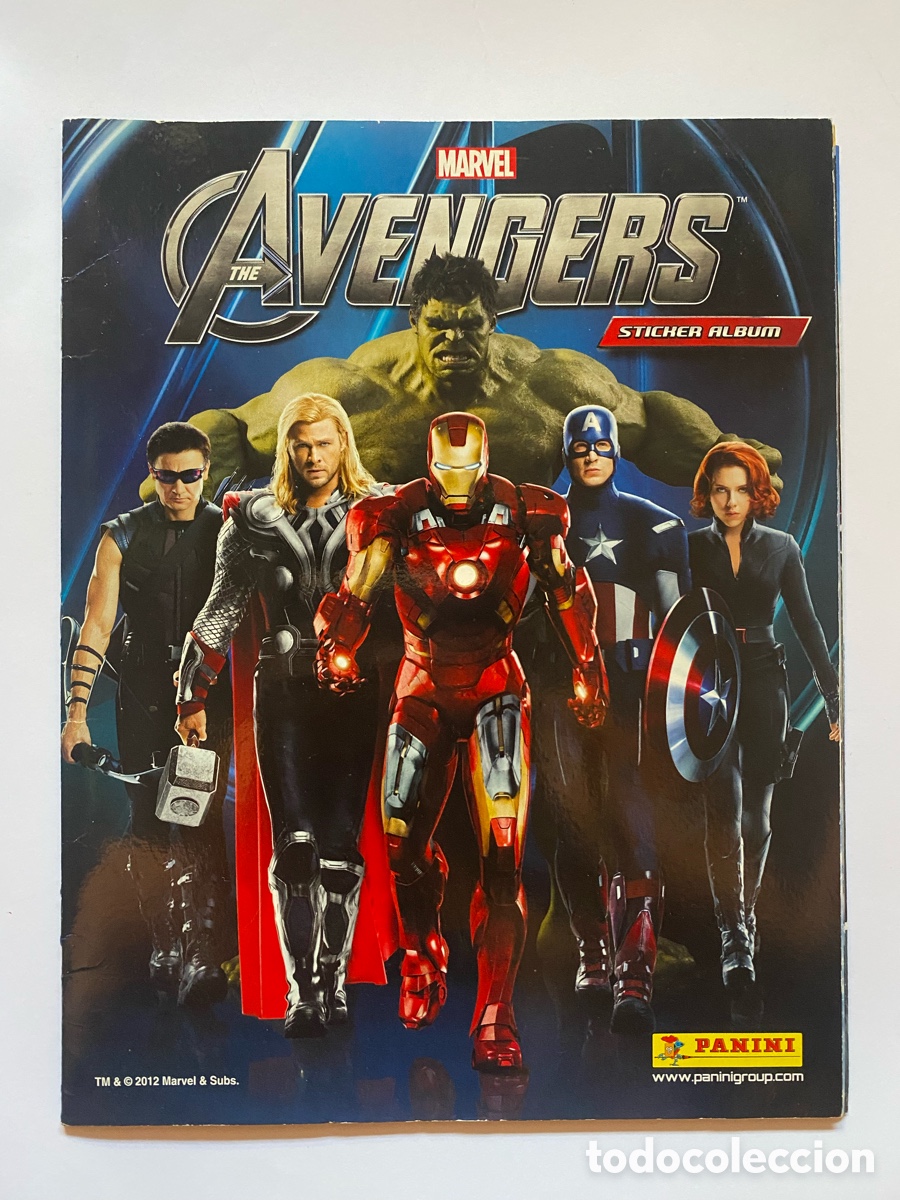 Coleccionismo &aacute;lbum: &Aacute;lbum de cromos The avengers COMPLETO