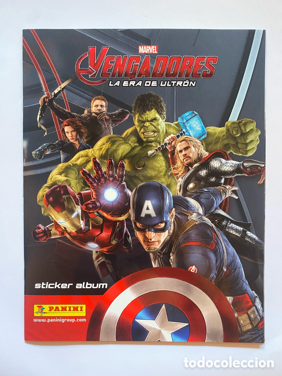 Coleccionismo &aacute;lbum: &Aacute;lbum de cromos Vengadores, la Era de Ultron COMPLETO CROMOS SIN PEGAR