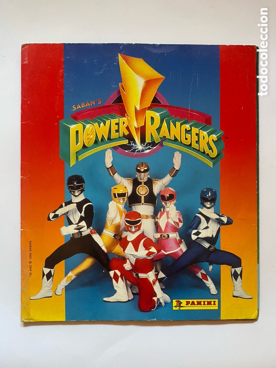 Coleccionismo &aacute;lbum: &Aacute;lbum de cromos Power Rangers COMPLETO
