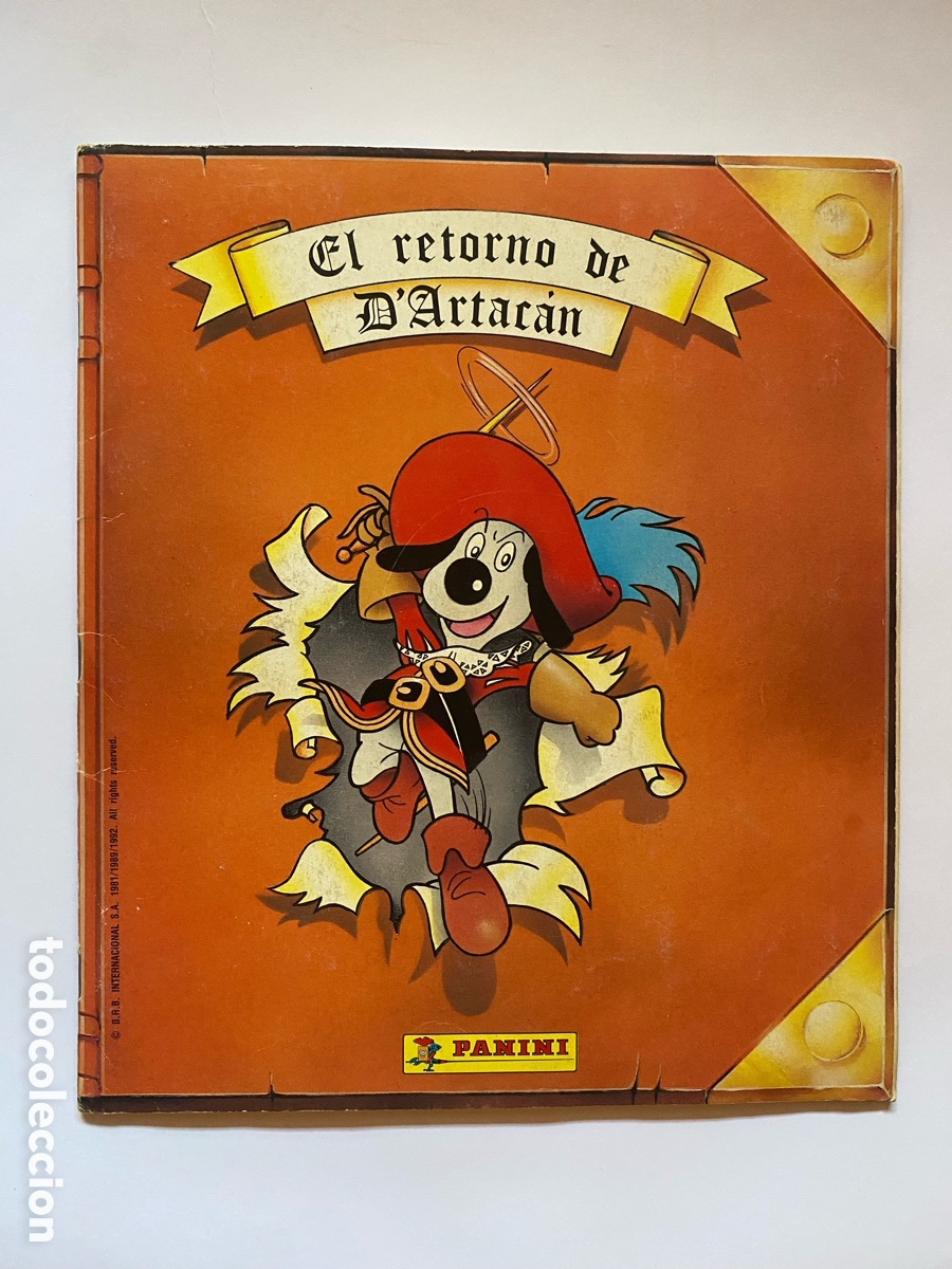 Coleccionismo &aacute;lbum: &Aacute;lbum de cromos El Retorno de D&rsquo;artacan COMPLETO