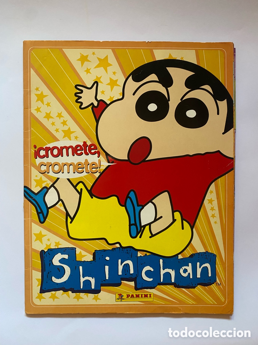 Coleccionismo &aacute;lbum: &Aacute;lbum de cromos Shin Chan Cromete, Cromete! COMPLETO