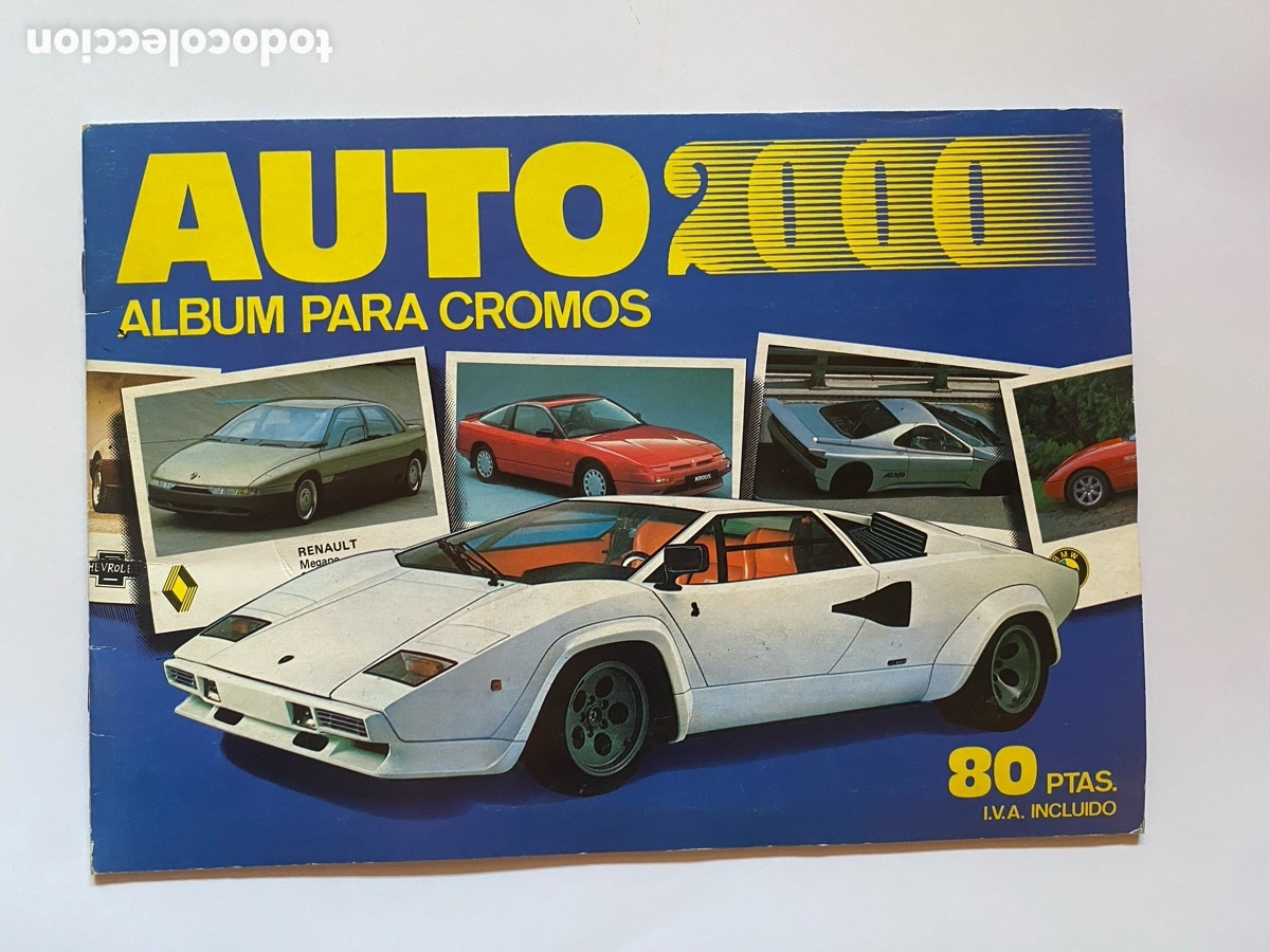Coleccionismo &aacute;lbum: &Aacute;lbum de cromos Auto 2000 - Foto 1