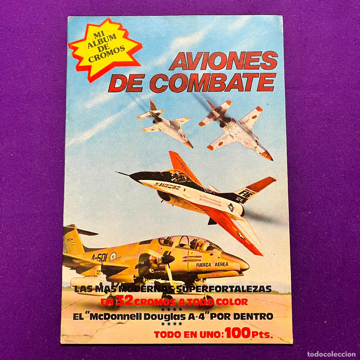 Coleccionismo &aacute;lbum: ALBUM DE CROMOS. AVIONES DE COMBATE. COMPLETO. EDITORIAL NUEVA SITUACION S.A.