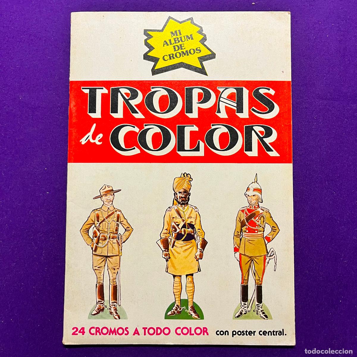 Coleccionismo &aacute;lbum: ALBUM DE CROMOS. TROPAS DE COLOR. COMPLETO. EDITORIAL NUEVA SITUACION S.A.