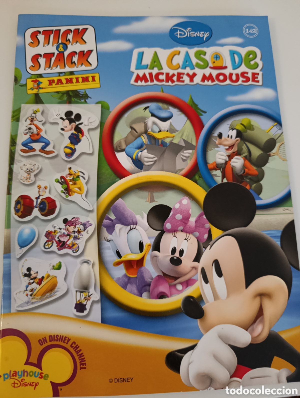 Coleccionismo &aacute;lbum: Stick and stack panini la casa de Mickey mouse