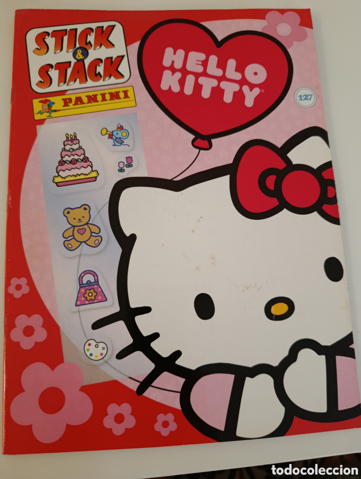 Coleccionismo &aacute;lbum: Stick and stack Panini 127. Hello Kitty
