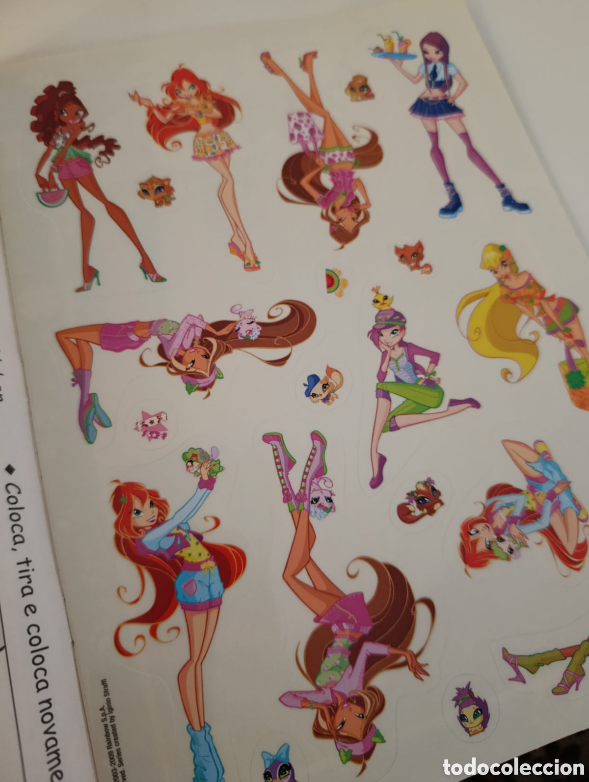 Coleccionismo &aacute;lbum: Stick and stack panini. Winx - Foto 3