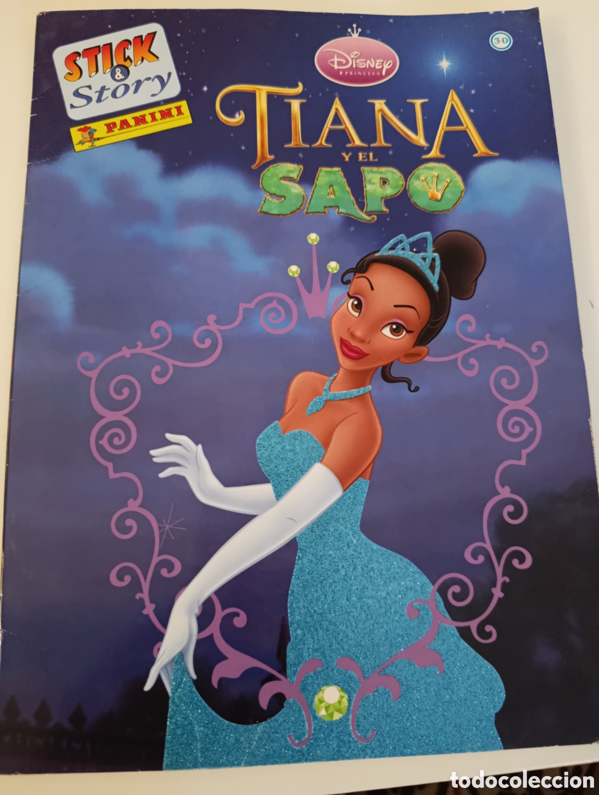 Coleccionismo &aacute;lbum: Stick and story tiana y el sapo panini