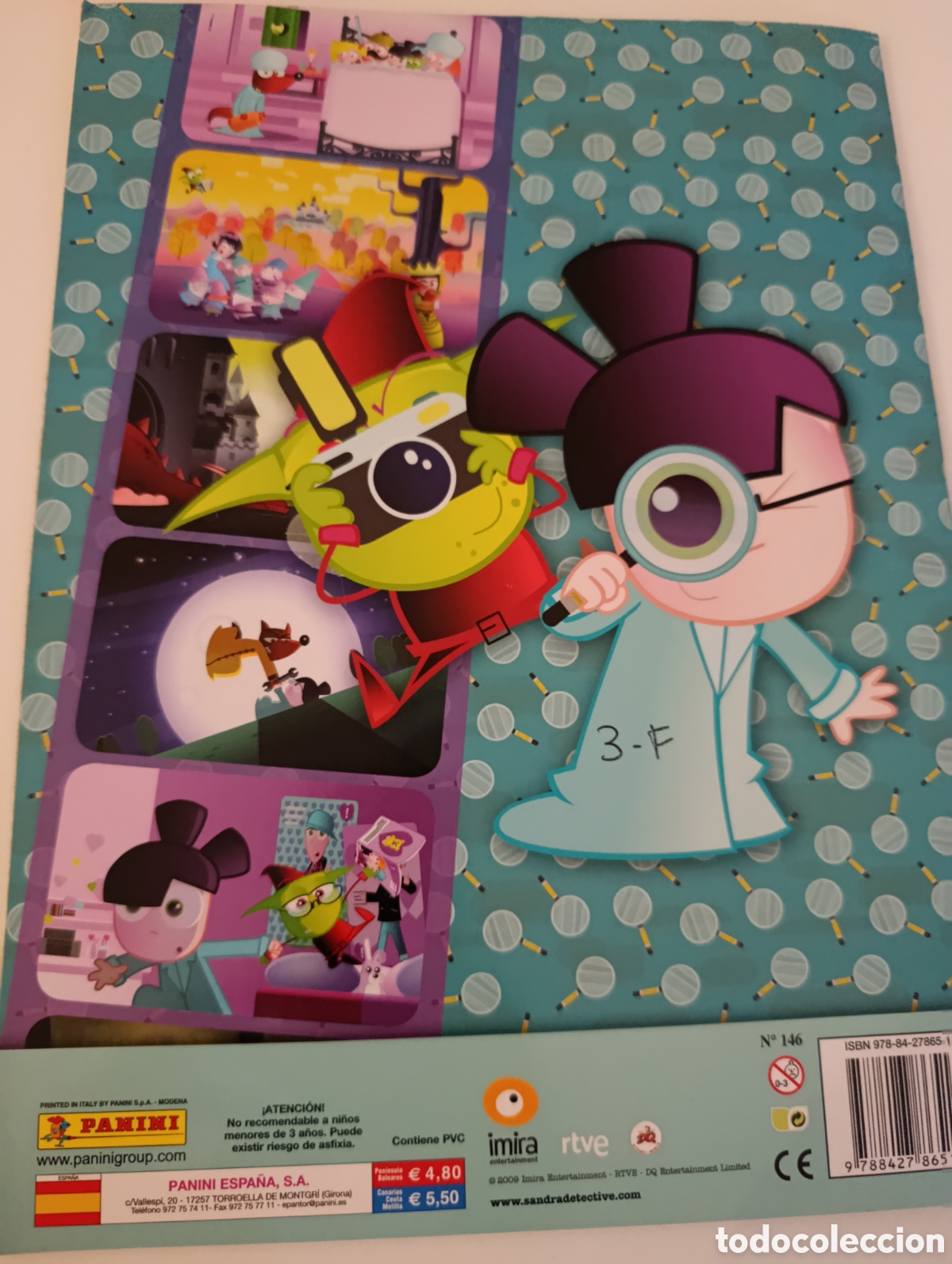 Coleccionismo &aacute;lbum: Stick and stack panini detective de cuentos sandra - Foto 2