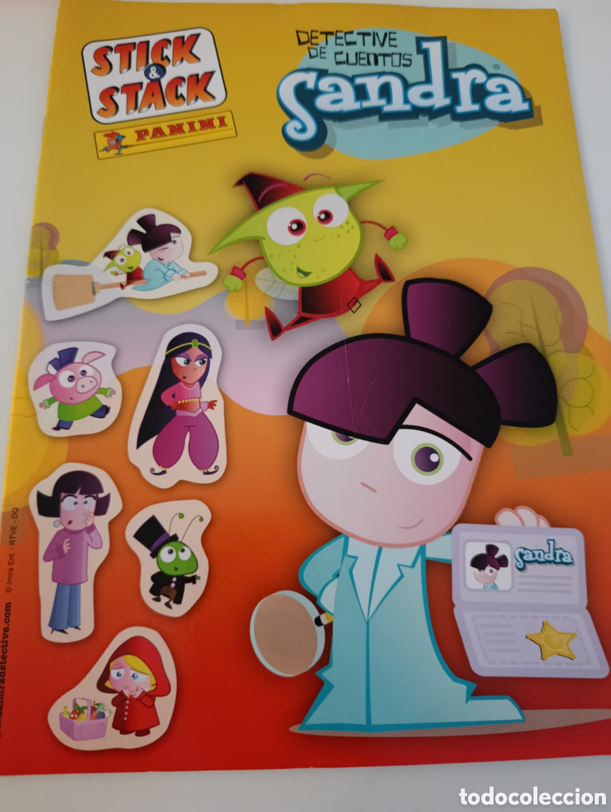 Coleccionismo &aacute;lbum: Stick and stack panini detective de cuentos sandra