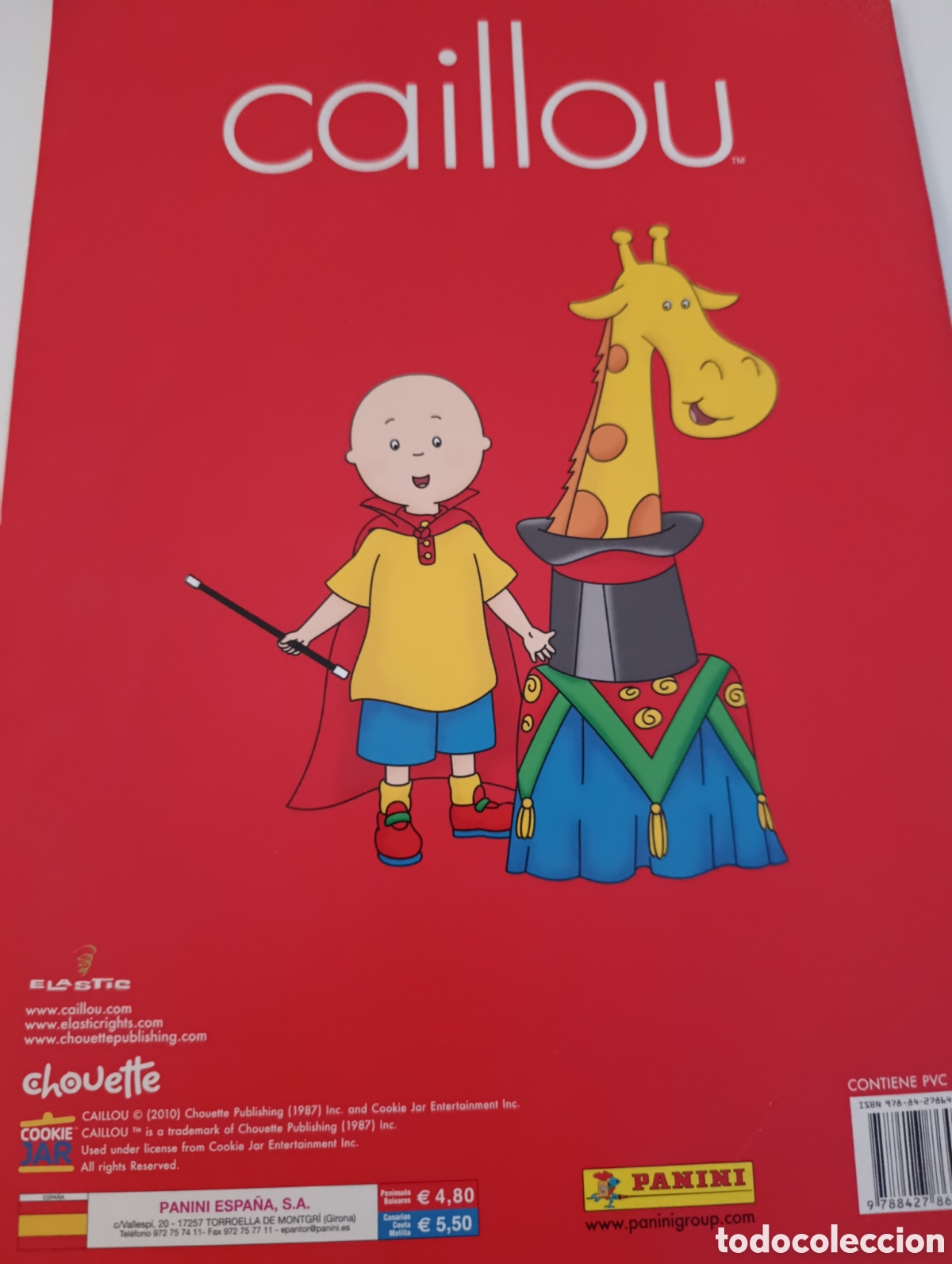Coleccionismo &aacute;lbum: Stick and stack Panini Caillou - Foto 2
