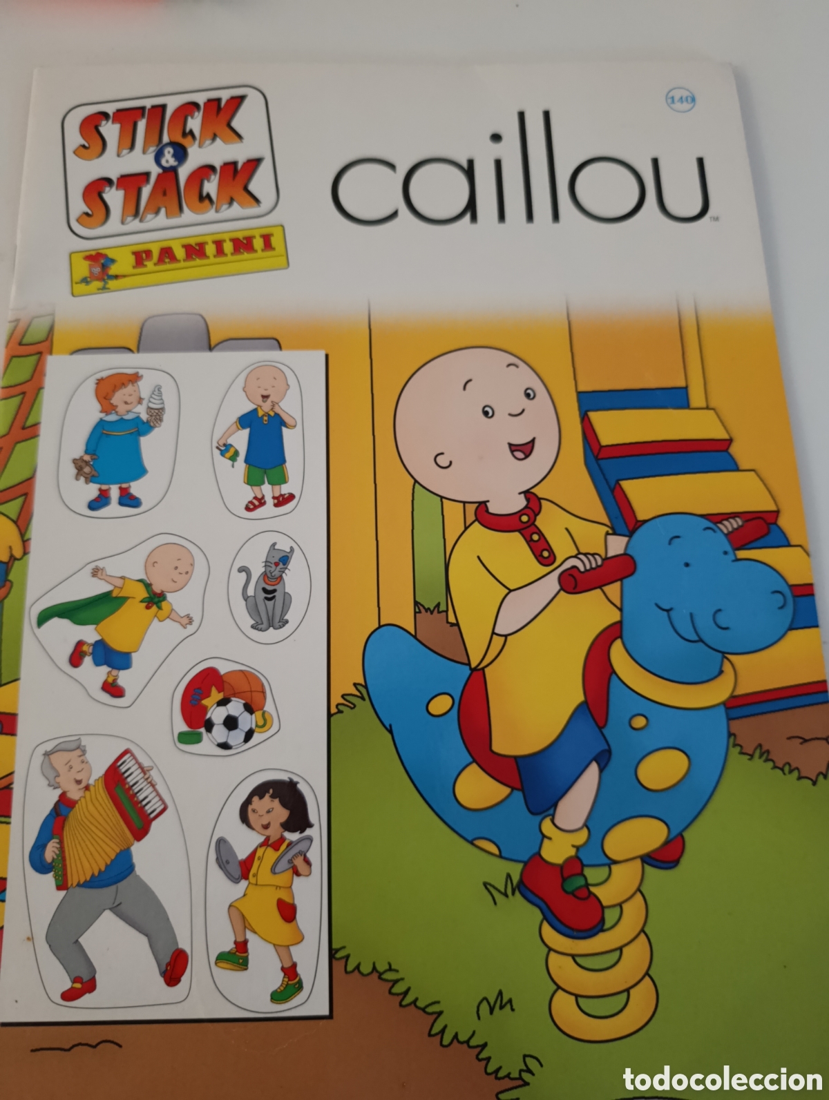 Coleccionismo &aacute;lbum: Stick and stack Panini Caillou - Foto 1