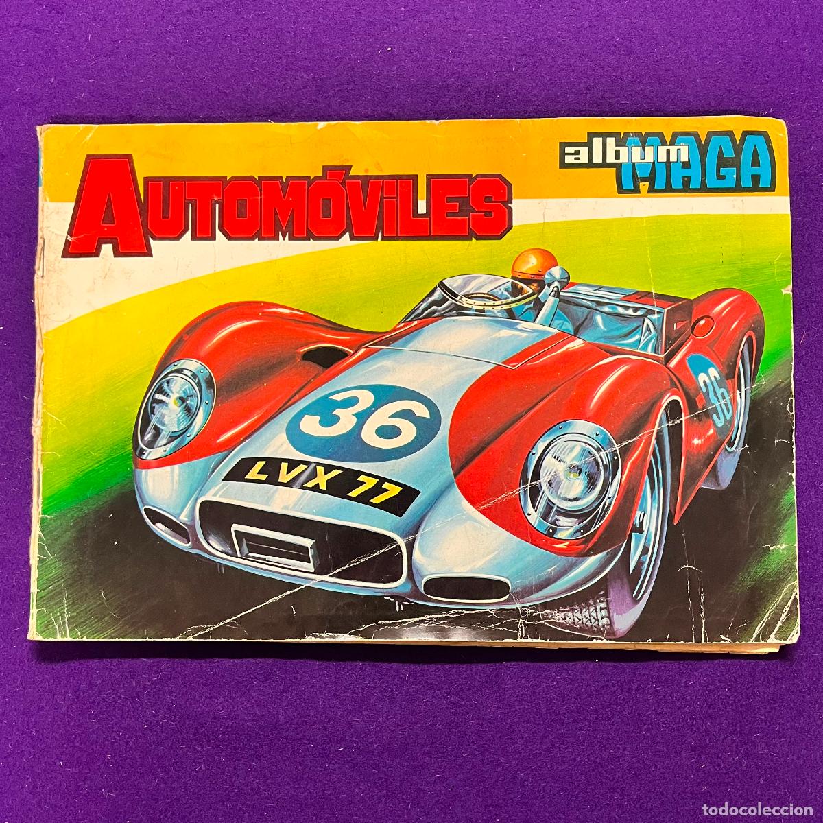 Colecionismo Caderneta: ALBUM DE CROMOS. ALBUM MAGA. AUTOMOVILES. COMPLETO. A&Ntilde;O 1972.