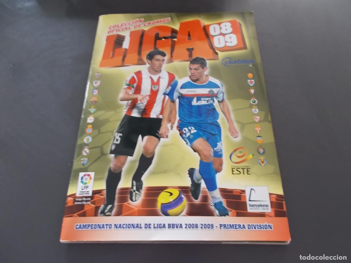 Coleccionismo &aacute;lbum: ALBUM LIGA ESTE 08-09 CONTIENE 496 CROMOS TOTAL CON LOS 60 FICHAJES