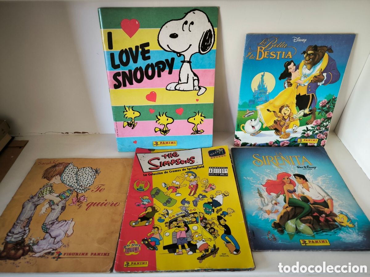 Coleccionismo &aacute;lbum: 5 Albumes Panini Completos - Foto 1