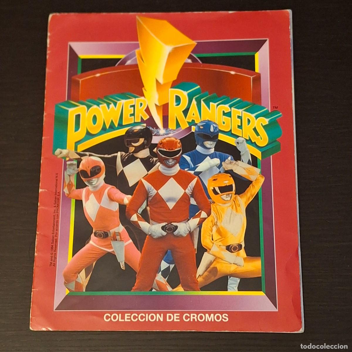 Coleccionismo &aacute;lbum: POWER RANGERS - COLECCION CROMOS ALBUM COMPLETO - EDICIONES ESTE 1994 - COMPLETO 198 CROMOS