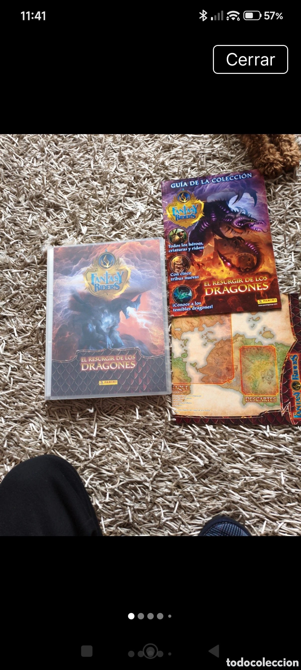 Coleccionismo &aacute;lbum: Album completo fantasy riders 3 dragones panini