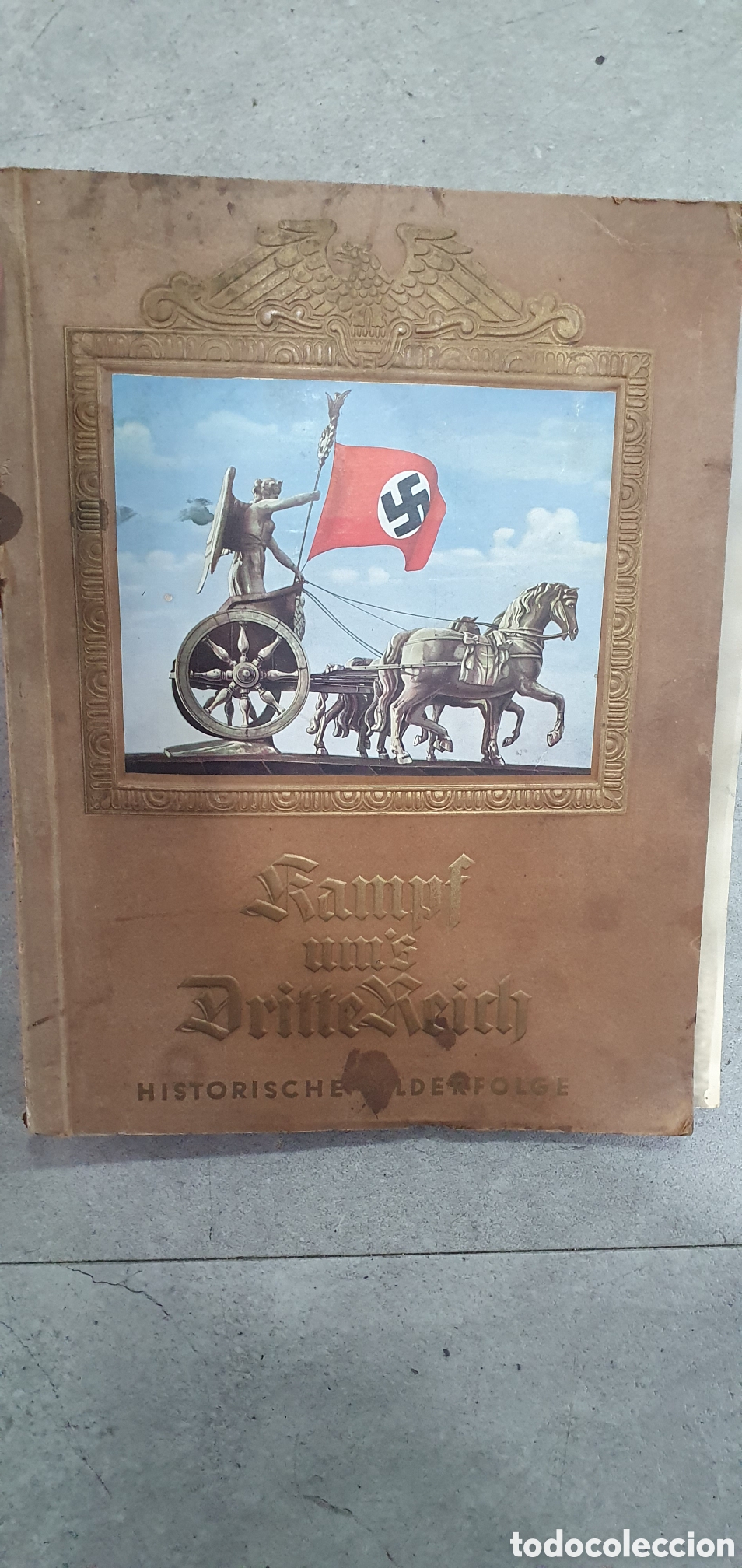 Collectionnisme Album: SALIDA 0.01&euro;. Album de cromos Nazi Hitler II Guerra Mundial. Completo. (L121)