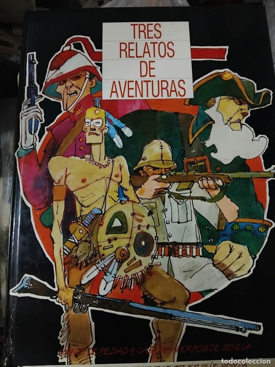 Coleccionismo &aacute;lbum: TRES RELATOS DE AVENTURAS. &iexcl;&iexcl; COMPLETO !!. MONTE DE PIEDAD Y CAJA DE AHORROS DE SEVILLA. (ST/B16)