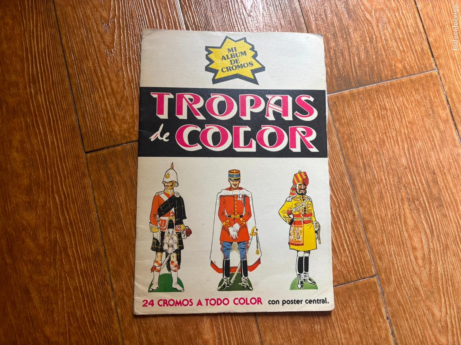 Coleccionismo &aacute;lbum: TROPAS DE COLOR EDITORIAL NUEVA SITUACI&Oacute;N 1979 - ALBUM DE CROMOS COMPLETO