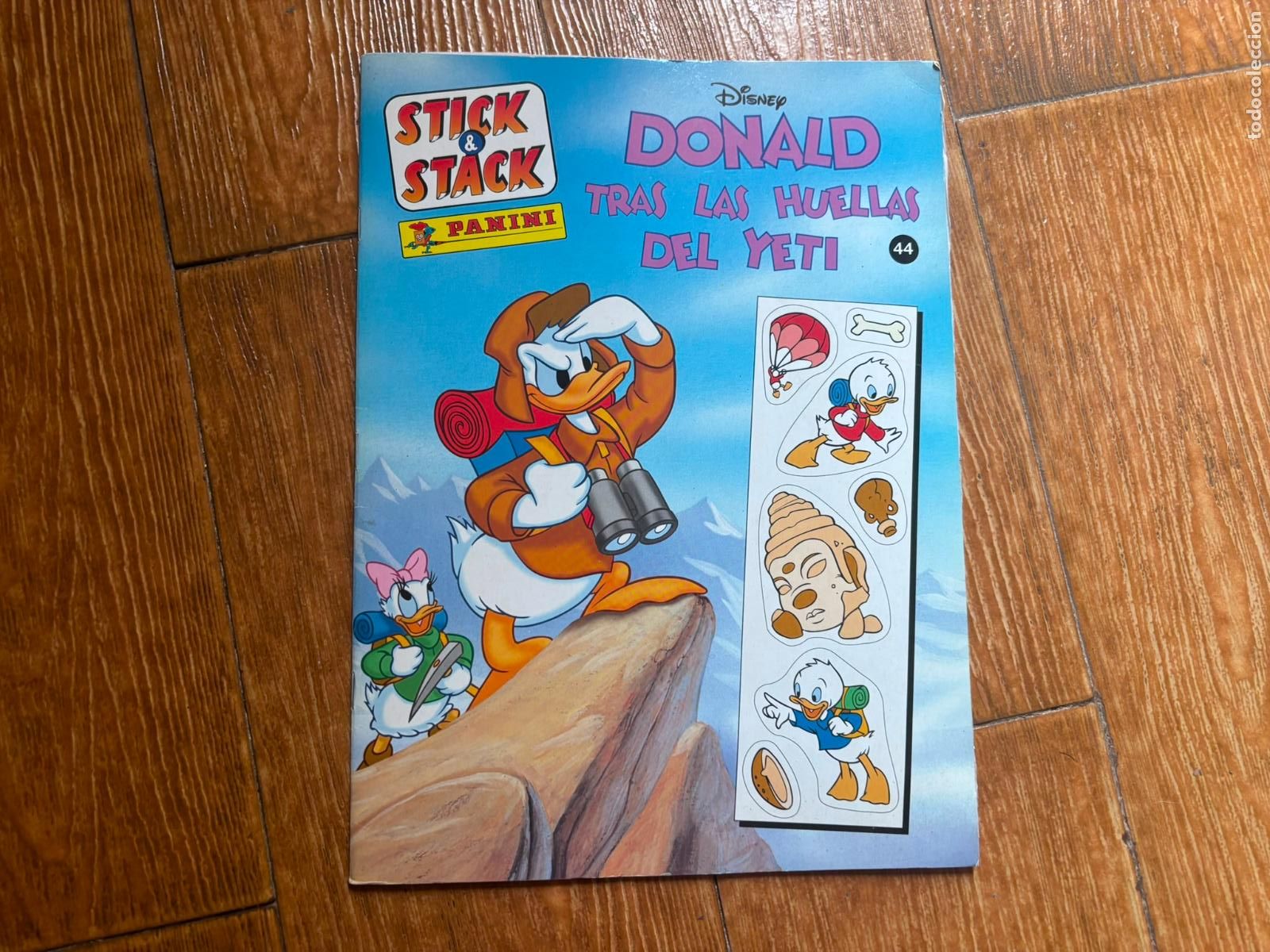 Coleccionismo &aacute;lbum: DONALD TRAS LAS HUELLAS DEL YETI WALT DISNEY DE PANINI ALBUM DE CROMOS COMPLETO