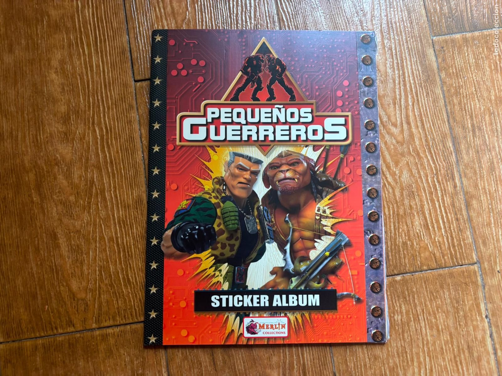Coleccionismo &aacute;lbum: PEQUE&Ntilde;OS GUERREROS ALBUM DE CROMOS COMPLETO EDITORIAL MERLIN