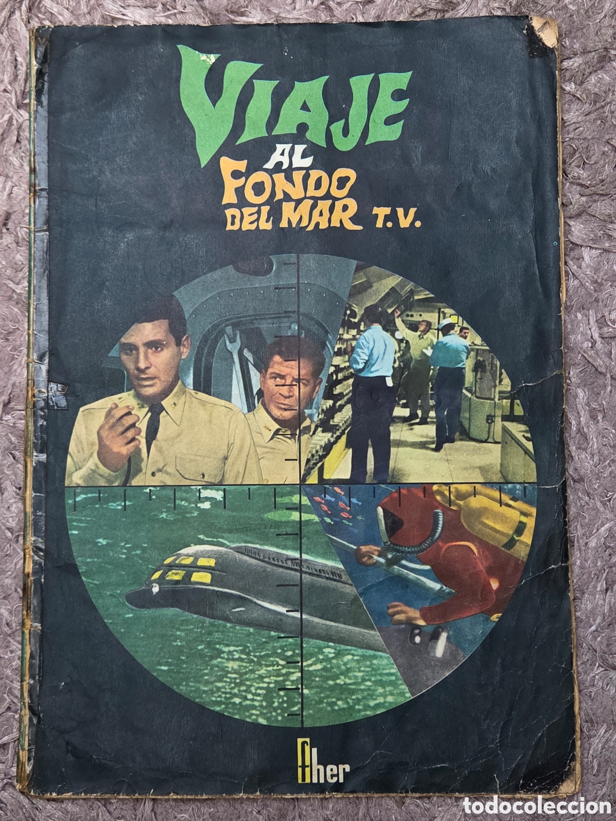 Colecionismo Caderneta: VIAJE AL FONDO DEL MAR TV 1966 &Aacute;LBUM COMPLETO