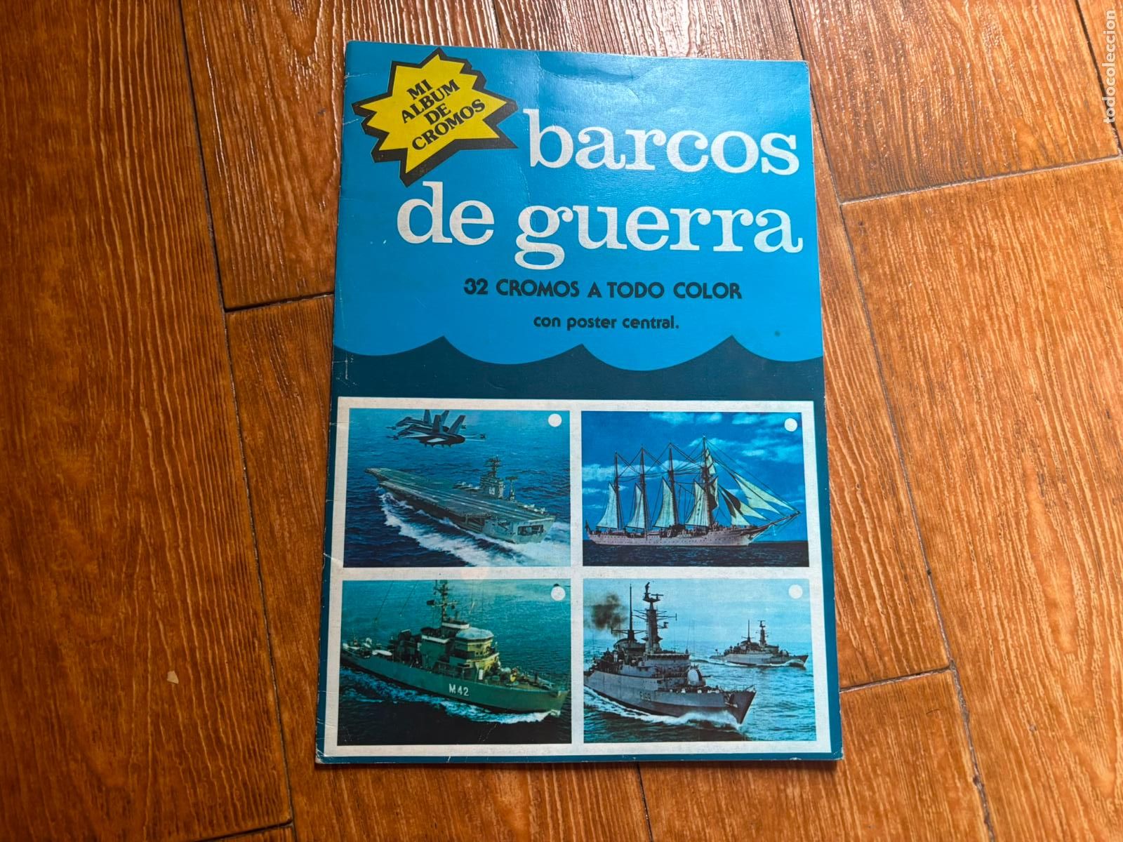 Coleccionismo &aacute;lbum: &Aacute;LBUM DE CROMOS COMPLETO BARCOS GUERRA. 32 CROMOS 1979. EDITORIAL NUEVA SITUACION
