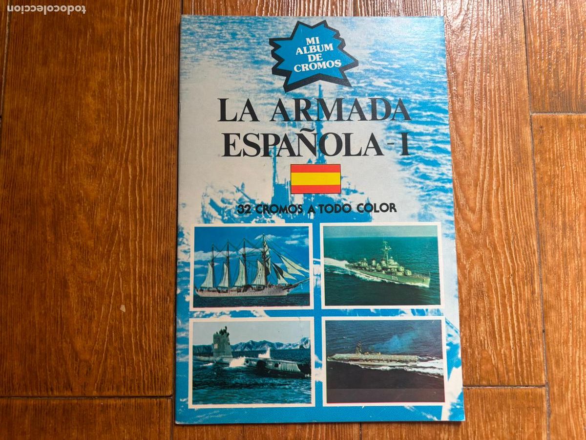 Coleccionismo &aacute;lbum: &Aacute;LBUM DE CROMOS COMPLETO LA ARMADA ESPA&Ntilde;OLA . 32 CROMOS 1979. EDITORIAL NUEVA SITUACION