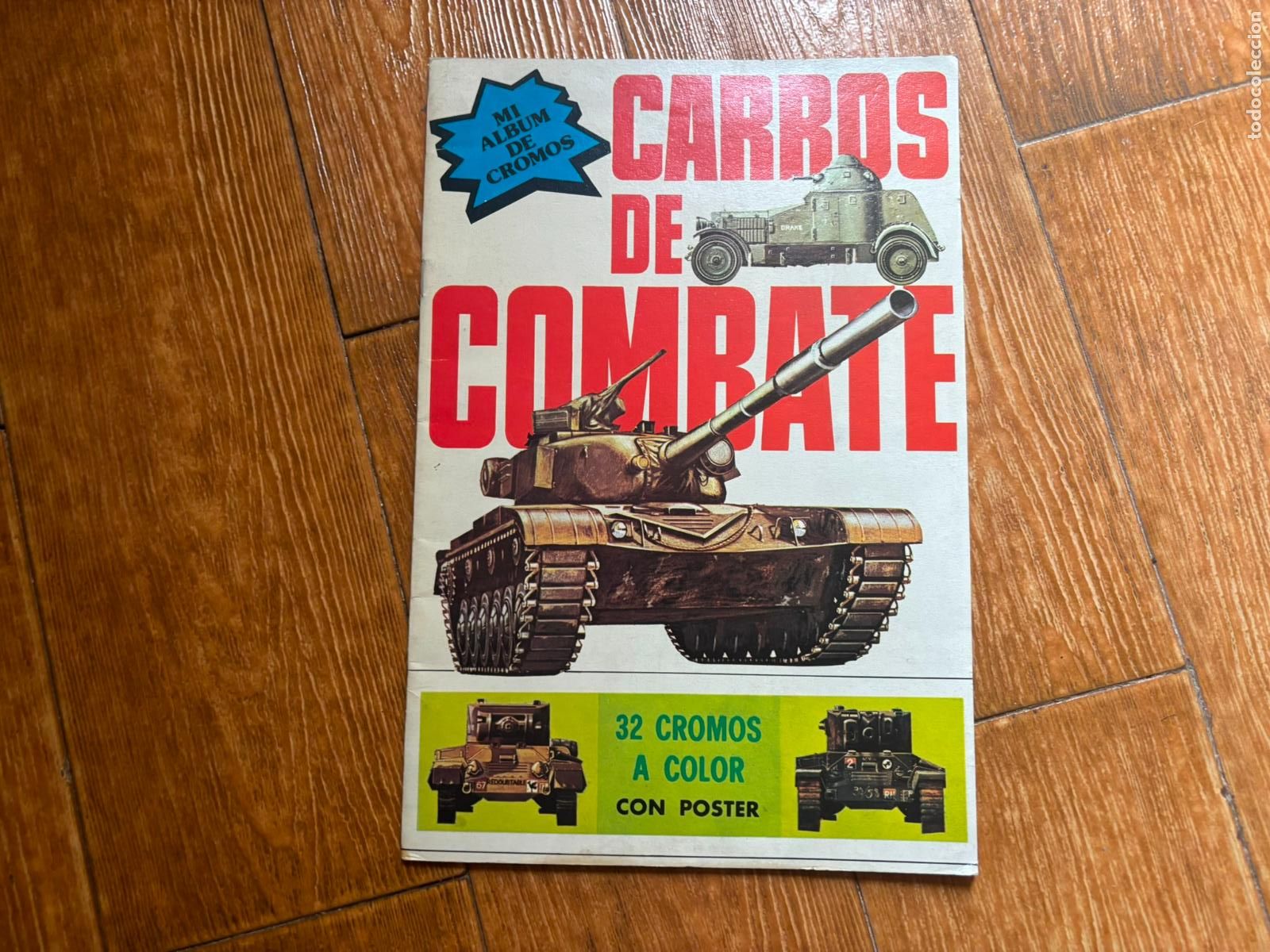 Coleccionismo &aacute;lbum: &Aacute;LBUM DE CROMOS COMPLETO CARROS DE COMBATE 32 CROMOS 1979. EDITORIAL NUEVA SITUACION