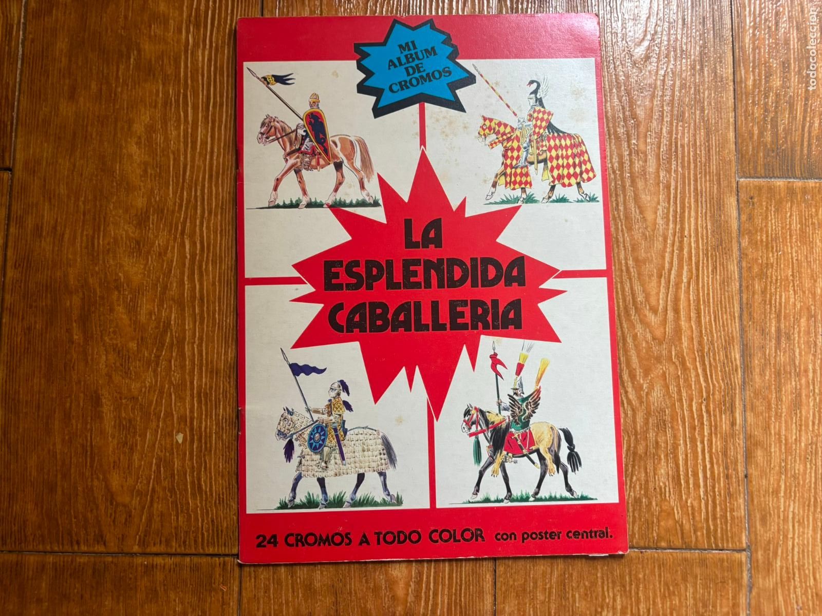 Coleccionismo &aacute;lbum: &Aacute;LBUM DE CROMOS COMPLETO LA ESPLENDIDA CABALLERIA 24CROMOS 1979. EDITORIAL NUEVA SITUACION