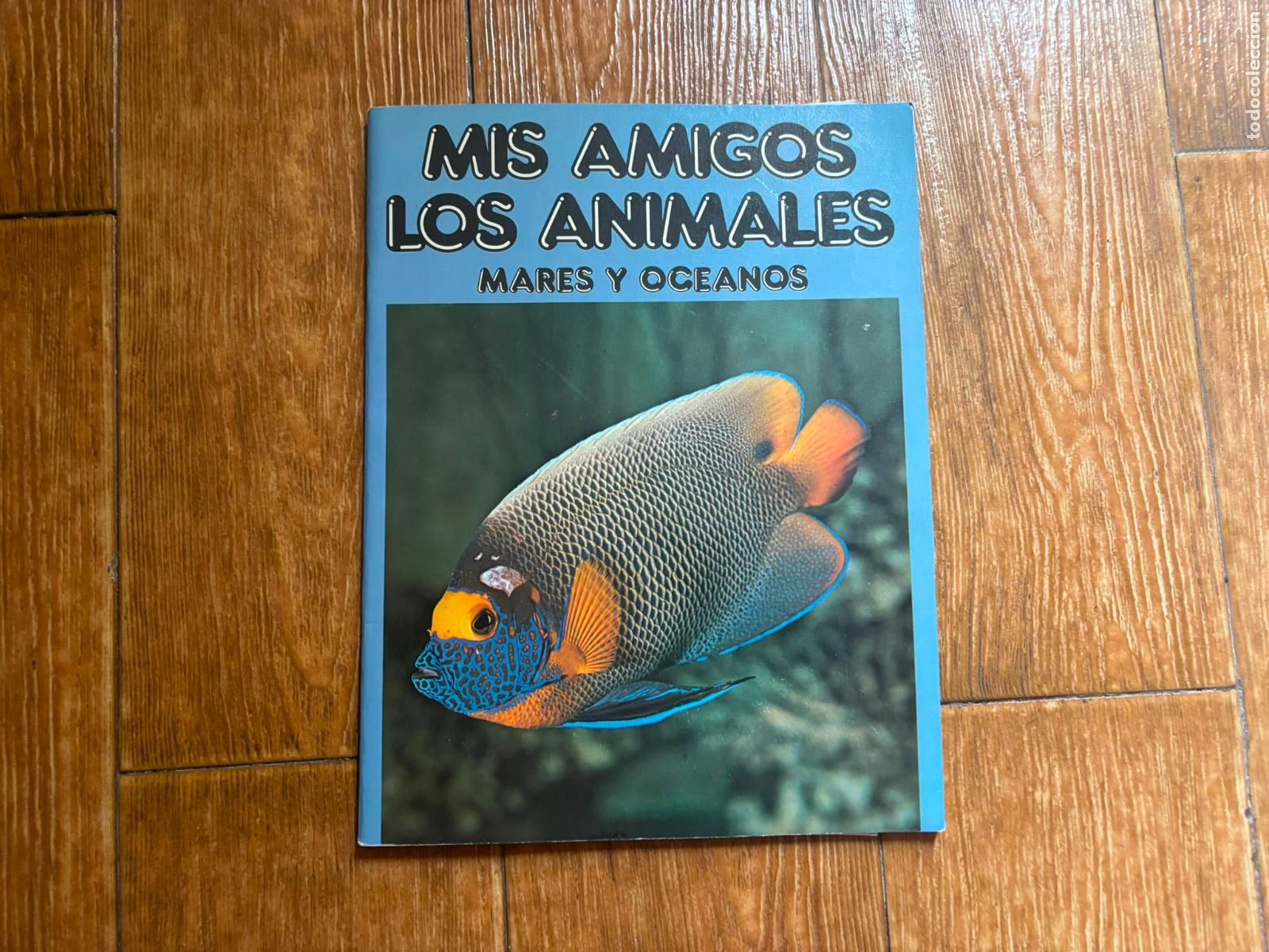 Coleccionismo &aacute;lbum: MIS AMIGOS LOS ANIMALES. MARES Y OCEANOS SALVAT EDICIONES ALBUM DE CROMOS COMPLETO