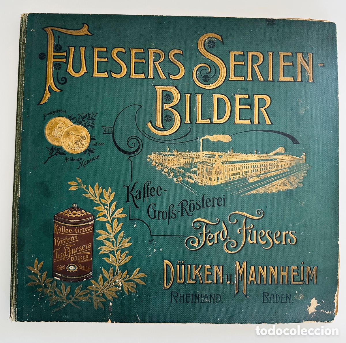 Coleccionismo &aacute;lbum: &Aacute;lbum antiguo Fuesers ca. 1900 completo &ndash; 180 cromos originales