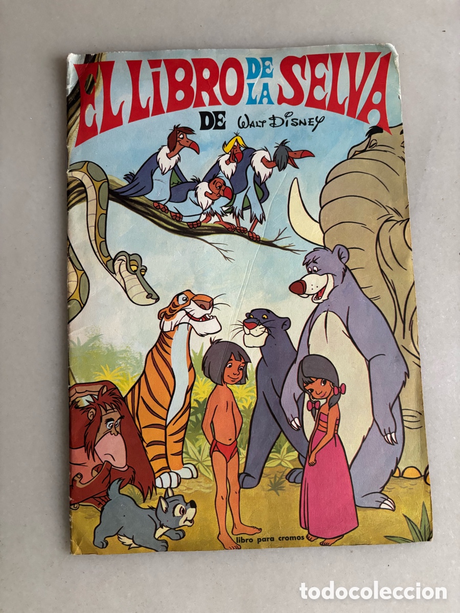 Colecionismo Caderneta: &Aacute;lbum de cromos completo el libro de la selva editorial Fer, 1966