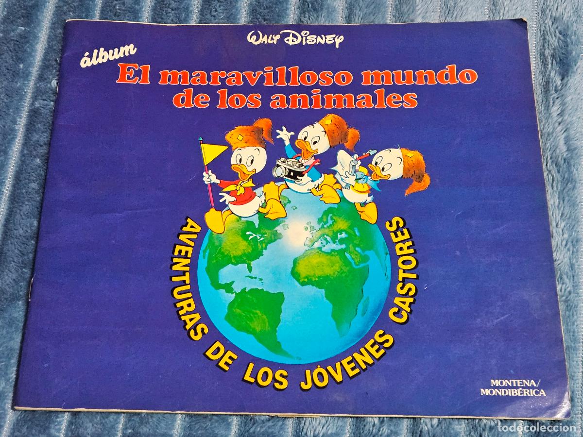 Coleccionismo &aacute;lbum: ALBUM DE CROMOS EL MARAVILLOSO MUNDO DE LOS ANIMALES DE LOS JOVENES CASTORES