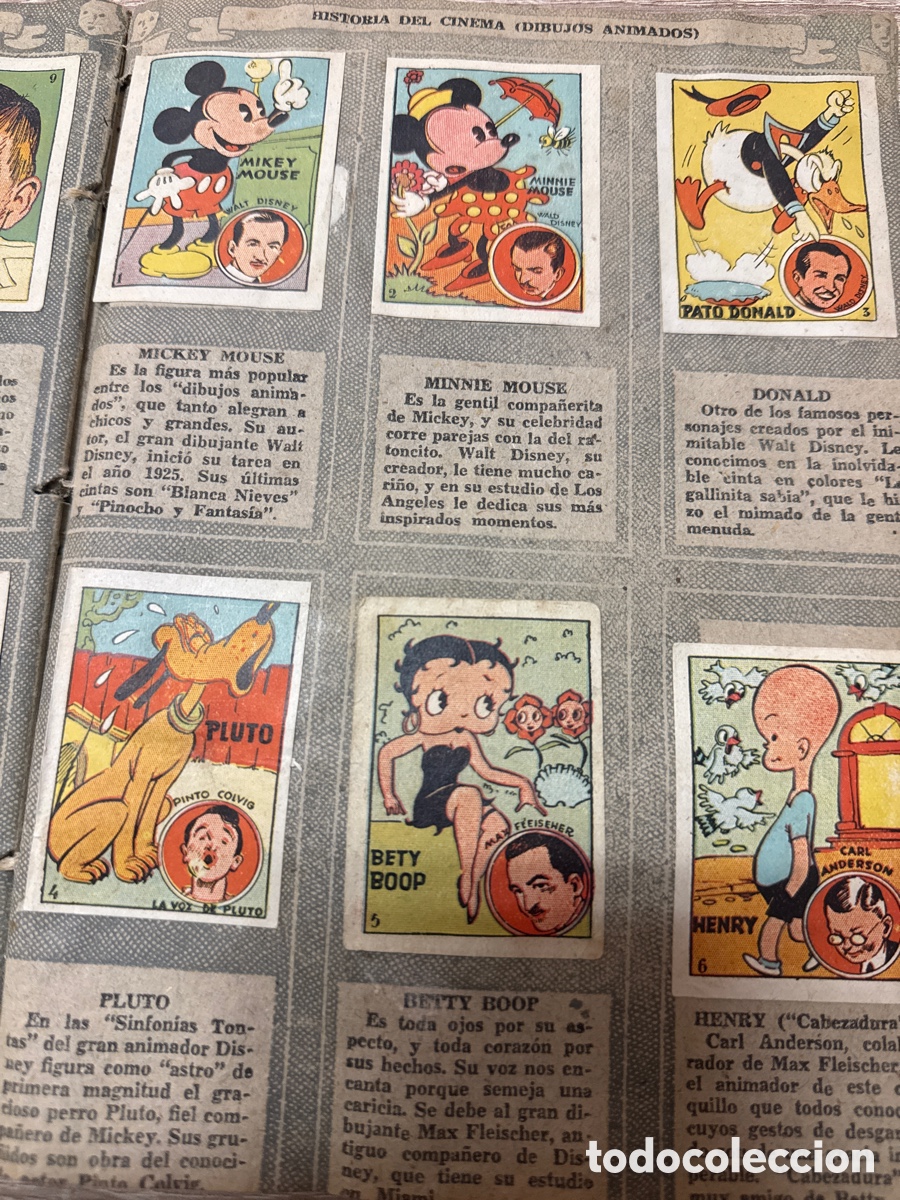 Coleccionismo &aacute;lbum: 1939 Mickey Mouse full set &aacute;lbum completo Bruguera