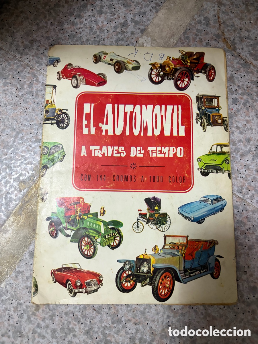 Collectionnisme Album: Blas112A EL AUTOMOVIL A TRAVES DEL TIEMPO. RAKER. ALBUM DE CROMOS COMPLETO