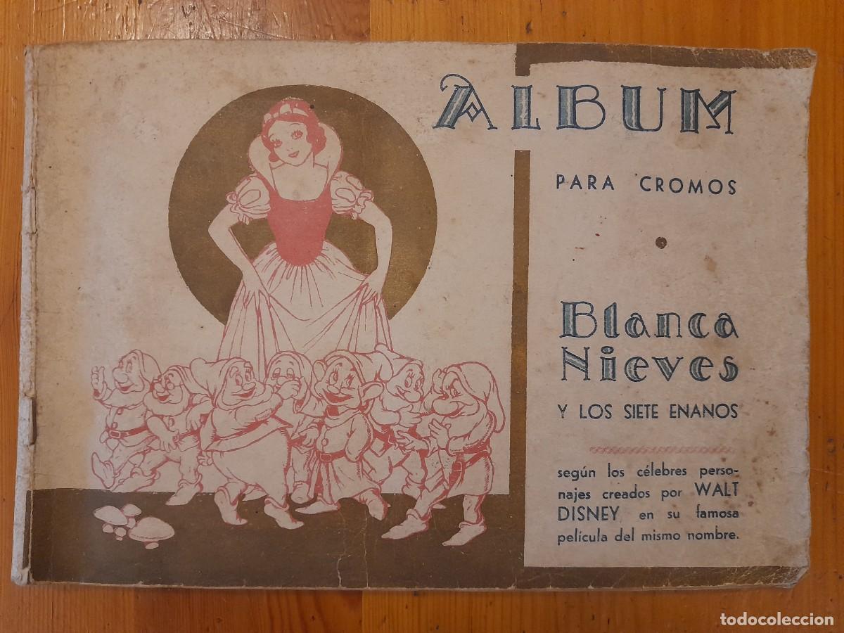Coleccionismo &aacute;lbum: Antiguo &Aacute;lbum Completo Blanca Nieves y los Siete Enanos - Cromos Fher Bilbao (A&ntilde;os 40/50)