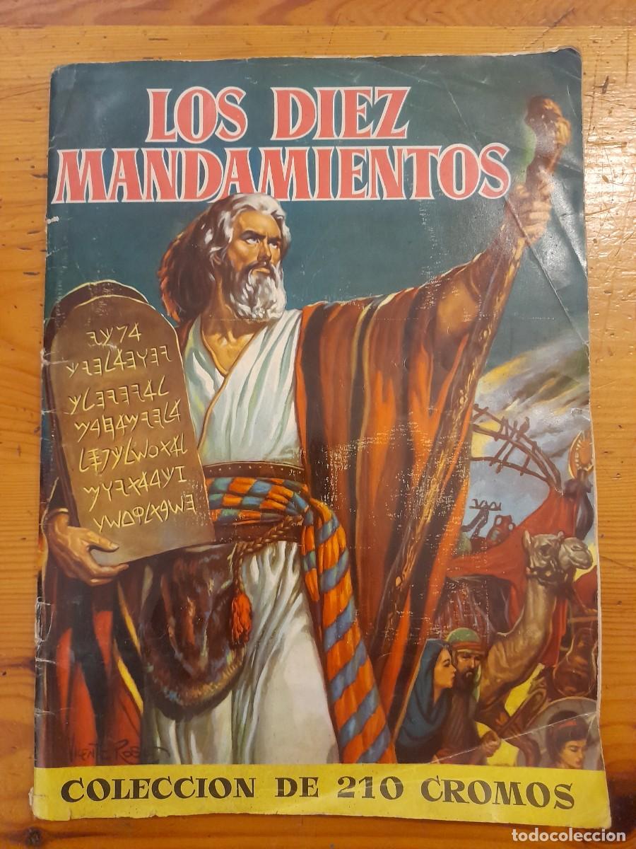 Coleccionismo &aacute;lbum: &Aacute;LBUM DE CROMOS COMPLETO - LOS DIEZ MANDAMIENTOS - EDITORIAL BRUGUERA (1959) - 210 CROMOS