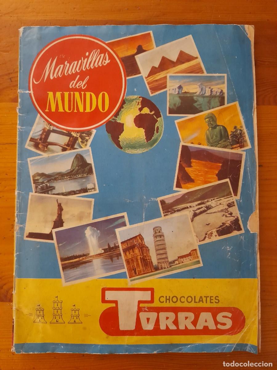 Coleccionismo &aacute;lbum: &Aacute;lbum cromos Maravillas del Mundo - Chocolates Torras (1957) - COMPLETO 250 Cromos - Dibujos Miguel