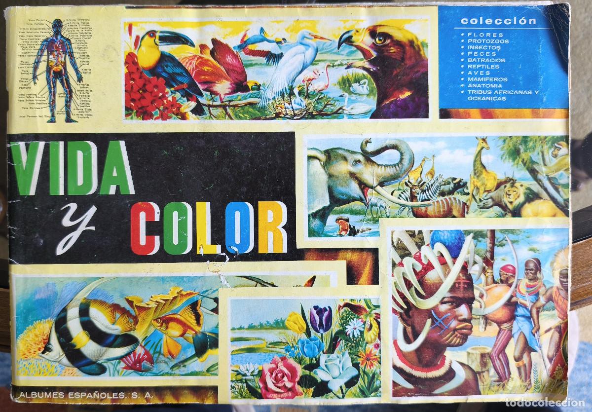 Colecionismo Caderneta: ALBUM DE CROMOS DE VIDA Y COLOR COMPLETO- REF1