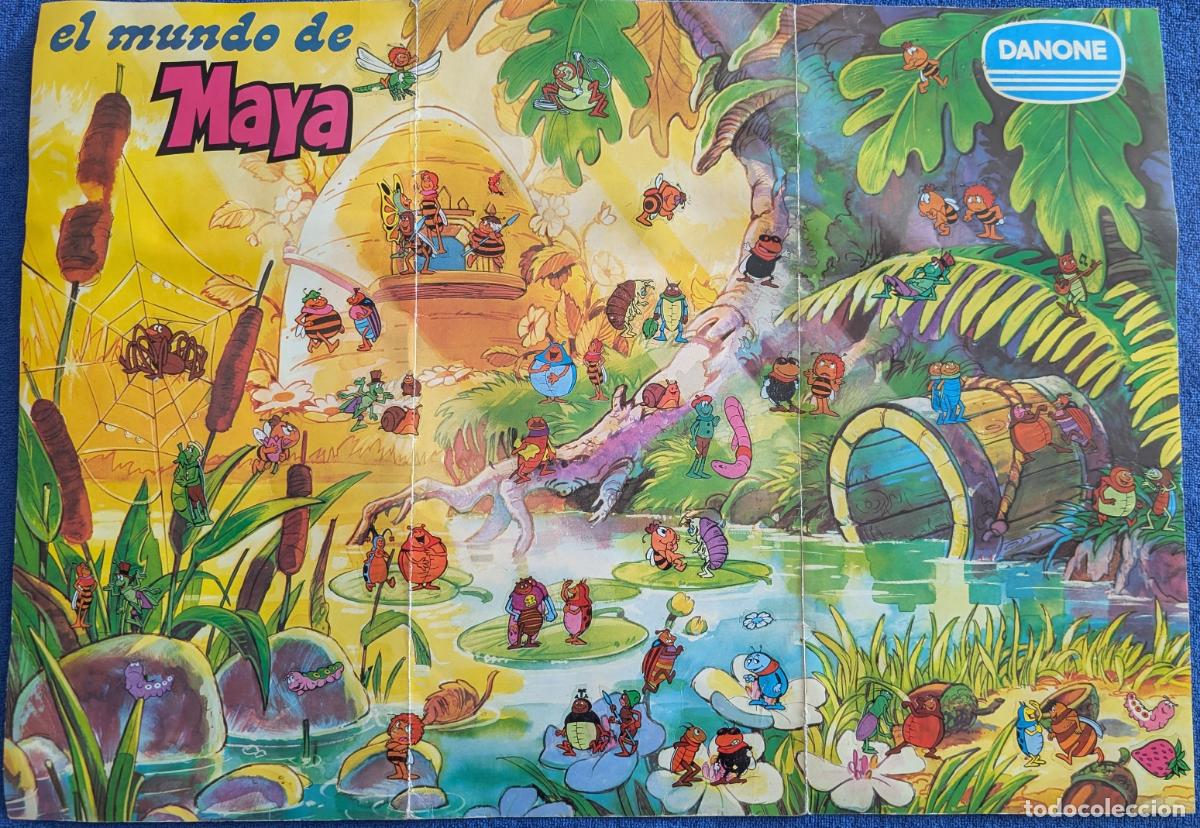 Coleccionismo &aacute;lbum: El mundo de Maya - Danone (1975) &iexcl;Completo!