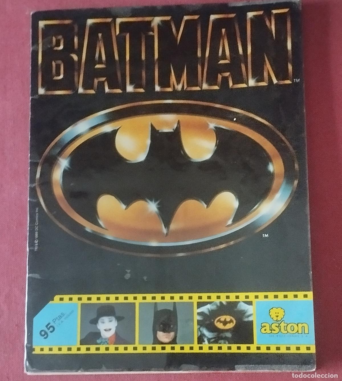 Colecionismo Caderneta: BATMAN - ALBUM DE CROMOS COMPLETO - ASTON EDICIONES