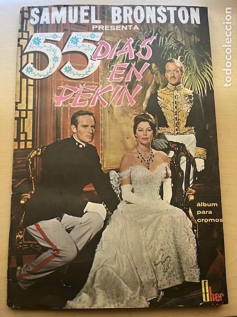 Collectionnisme Album: 55 DIAS EN PEKIN CROMOS PEGADOS POR LA PARTE SUPERIOR